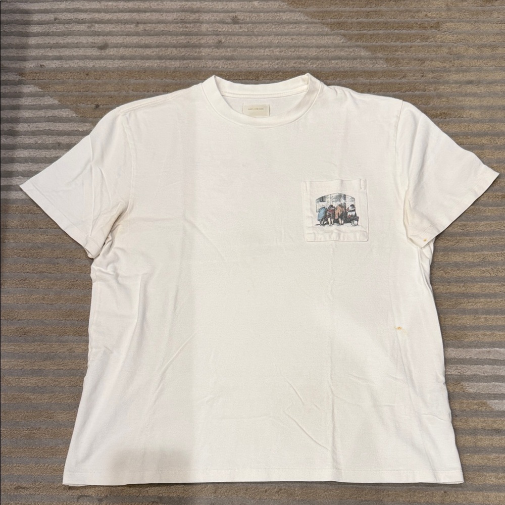 Aime Leon Dore x Porsche Cream Graphic Tee